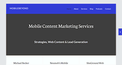 Desktop Screenshot of mobilebeyond.net