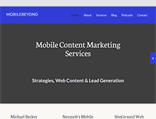 Tablet Screenshot of mobilebeyond.net